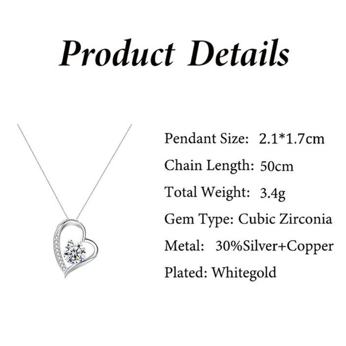 14K Gold or Silver Forever Love Pendant Necklace