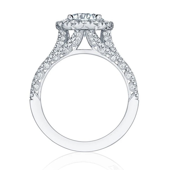Luxury Silver Engagement Wedding Rings