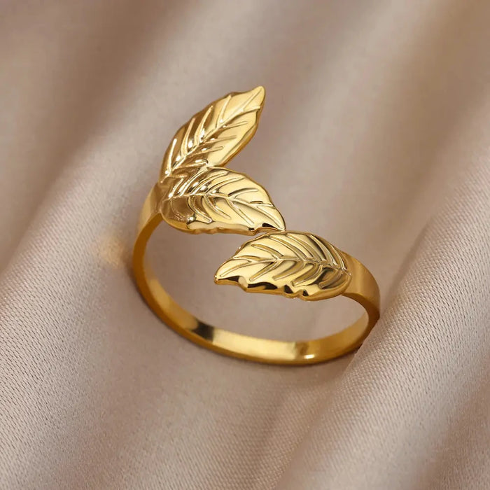 Stainless Steel Rings for Women Gold Color Never Fade