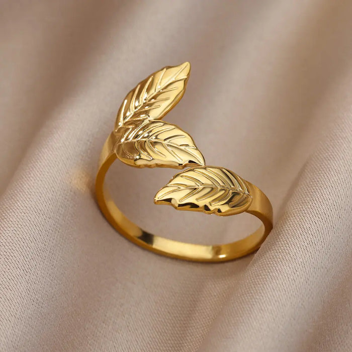 Stainless Steel Rings for Women Gold Color Never Fade