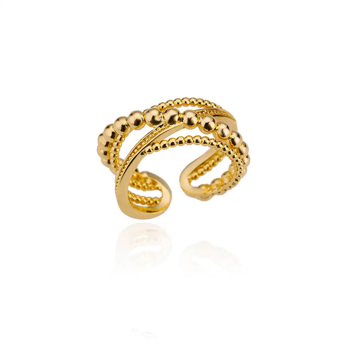 Stainless Steel Rings for Women Gold Color Never Fade
