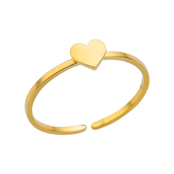 Stainless Steel Rings for Women Gold Color Never Fade