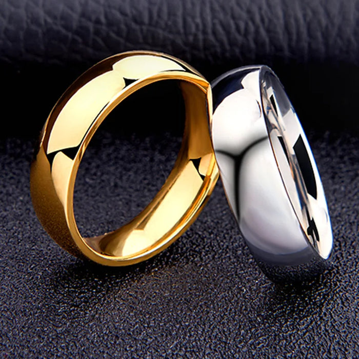 Gold, Stainless Steel or Titanium Ring