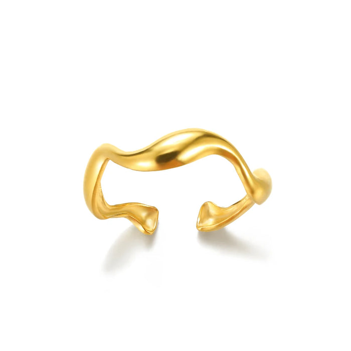 Stainless Steel Rings for Women Gold Color Never Fade