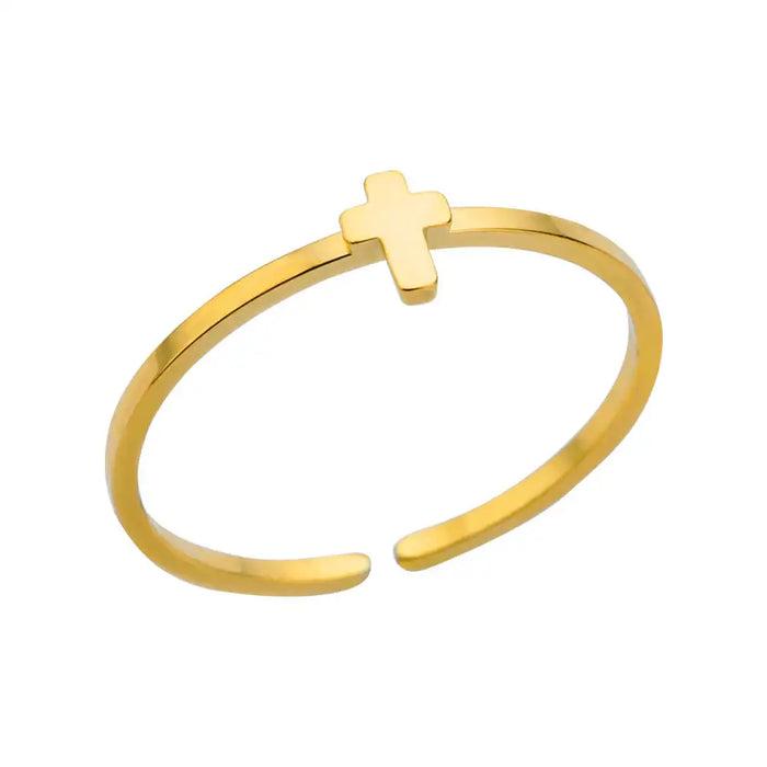 Stainless Steel Rings for Women Gold Color Never Fade