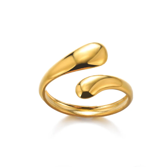 Stainless Steel Rings for Women Gold Color Never Fade