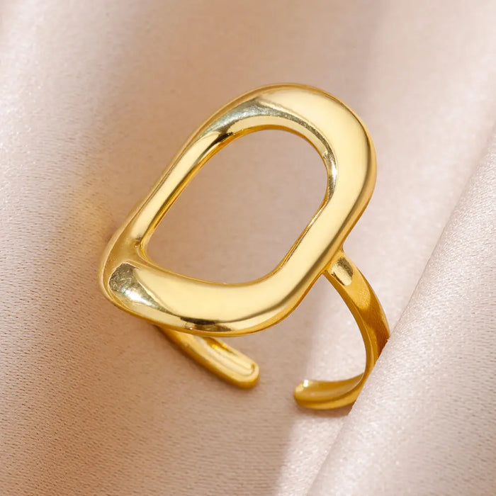 Stainless Steel Rings for Women Gold Color Never Fade