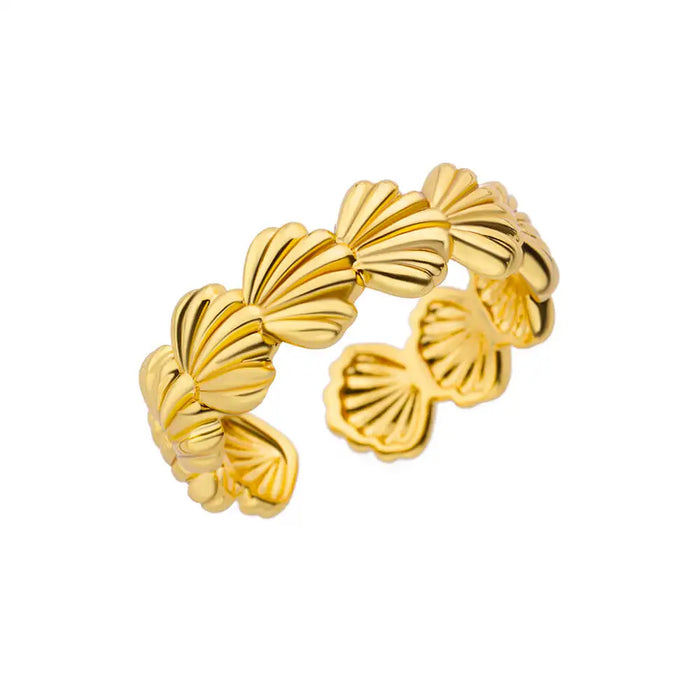 Stainless Steel Rings for Women Gold Color Never Fade