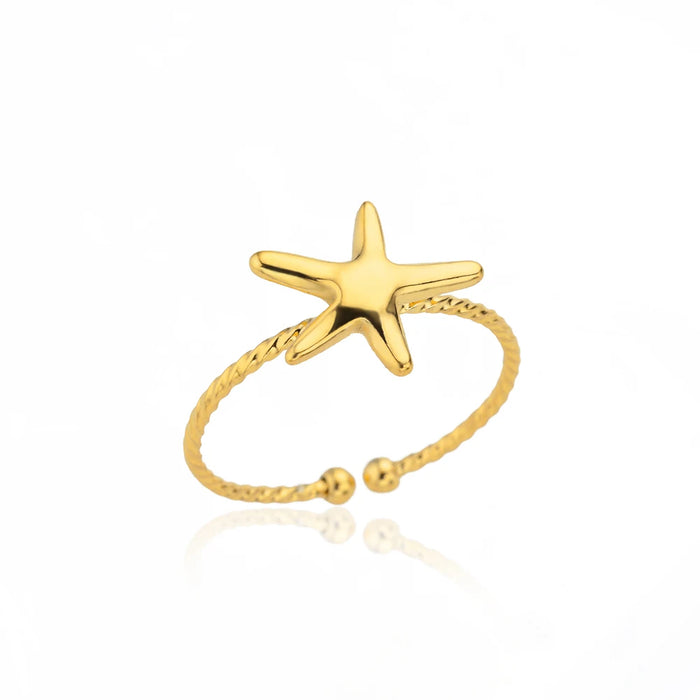 Stainless Steel Rings for Women Gold Color Never Fade